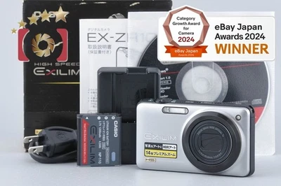 Casio HIGH SPEED EXILIM EX-ZR10 Silver 12.1 MP Digital Camera w/ Box - Image 1 of 4