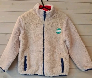 Mini Boden BOYS Cosy Reversible Fleece Jacket Age 6-7 Years Brand New G2 - Imagen 1 de 6