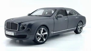1/18 Kyosho Bentley Mulsanne Speed (Dark Grey Satin) Matt Rare New Diecast Model - Picture 1 of 19