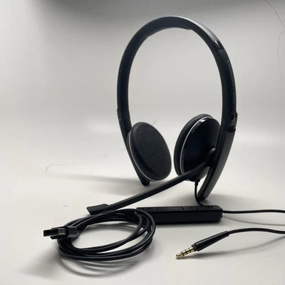 Sennheiser SC165 USB Double-sided Headset Stereo USB-A and 3.5mm Jack - Image 1 of 4