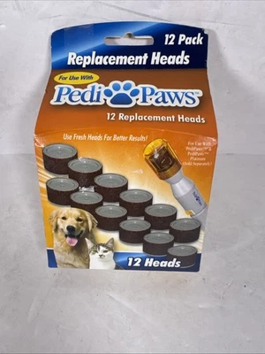 Caja de 12 cabezales de repuesto para amoladora de uñas PediPaws genuina Foto 1 de 4