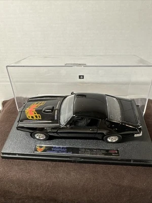 New Ray 1973 Pontiac Firebird Trans Am Speedy Power Black 1:32 Scale 50489 Cased - Image 1 of 4