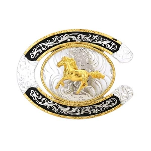 Horse Belt Buckle for Men- Native American Western Rodeo Texas Cowboy Large B... - Picture 1 of 5