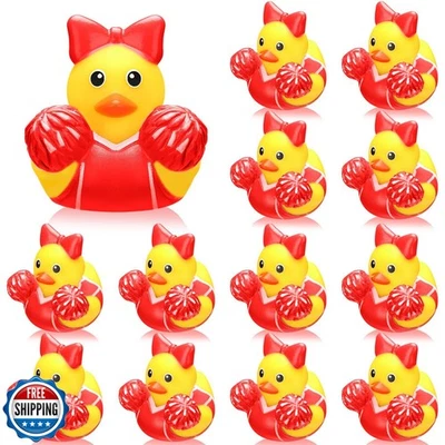 MiniInflat 24 Piezas Cheer Team Regalos A Granel Animadora Mini Patos de Goma con Bo Foto 1 de 4