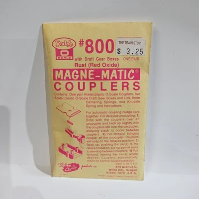 Kadee - #800 Magne-Matic Couplers w Draft Gear Box - Mfg. Number  800 - Image 1 of 2