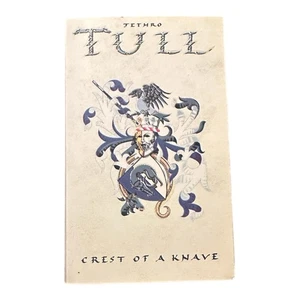 JETHRO TULL Crest Of A Knave Cassette Album 1987 Chrysalis Records - Picture 1 of 7