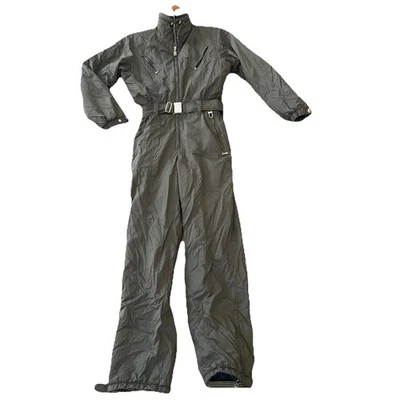 De Colección Bogner Cinturón Cremallera Completa Esquí Nieve Traje Gris/Marrón Mujer’s 8 Largo Foto 1 de 4