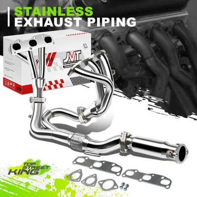 Colector de acero inoxidable 2 piezas 3-1 cabezales escape para Nissan Altima V6 02-06 Foto 1 de 4