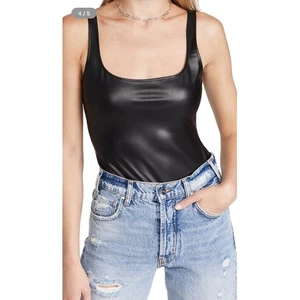 Body Revolve Susana Monaco Med ecopelle schiena bassa perizoma nuovo con etichette prezzo consigliato dal produttore $148 - Foto 1 di 12