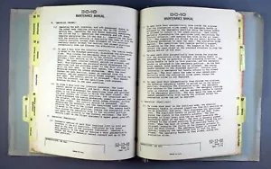 DOUGLAS DC-10 VINTAGE 1978 AIRLINE MAINTENANCE MANUAL CHAPTERS 34-35 & 49-57 - Picture 1 of 10