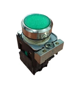 NUEVO Pulsador Iluminado Verde 22mm Siemens 3SU1152-0AB40-1BA0 / AB 800FM-LF3 - Imagen 1 de 4