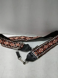 Vintage Camera Strap Wide Woven Retro Hippie SLR/DSLR Neck Strap 36” - Picture 1 of 3