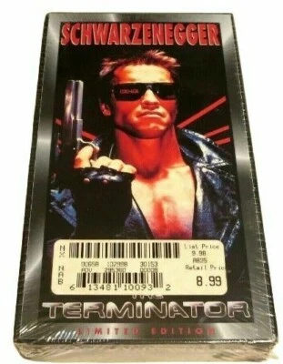 THE TERMINATOR Limited Edition VHS video tape FACTORY SEALED New Sticker seal  - Image 1 of 4