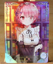 Ram Re:Zero CARTE SR Anime Waifu Holo Card Goddess Story NS-07