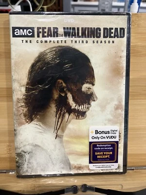 Fear the Walking Dead:  Season 3 (DVD, 2018, 4 Disc Set) New Sealed AMC Zombies - Image 1 of 3