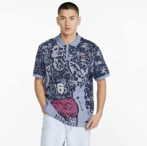 Puma x Butter Goods XXL GRAFIK POLO $ 75 EINZELHANDEL NEU MIT ETIKETT RUNNING MAN LILA 534059-86 - Bild 1 von 12