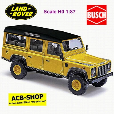 Land Rover Defender Memorandum 1983 Oro Metallizzato 1:87 Busch 50356 - Immagine 1 di 2