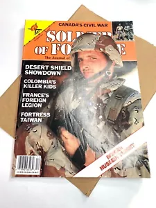 Soldier Of Fortune - Dec 1990 w/MAILER & HUSSEIN TARGET - Desert Shield Showdown - Imagen 1 de 5