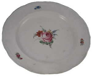 Antique 18thC Gardner Russian Porcelain Floral Plate Porzellan Teller Russia - Picture 1 of 10