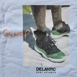 New Old Stock 2017 Delantic Gucci Mane Guwop East Atlanta T Shirt Blue XL HTF! - Picture 1 of 3