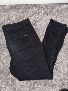 Jack & Jones Mens Denim Black Jeans Slim Fit Stretch organic cotton 28x28 Read** - Picture 1 of 5