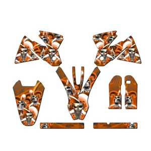 1998-2000 EXC JESTER Orange Senge Graphics Kit Compatible with KTM - Foto 1 di 4
