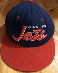 NHL Winnipeg Jets Baseball Cap Style Zephyr Wool Hat Fully Adjustable Snapback - Picture 1 of 9