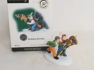 Dept. 56 Christmas Village Accessory ~ The Winner by a Nose # 57115 - Picture 1 of 1