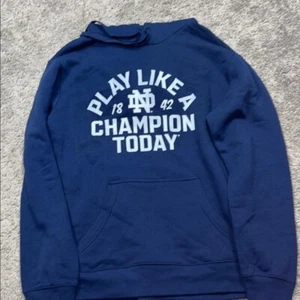Notre Dame Größe Medium Fanatics blau Rundhalsausschnitt Pullover Play Like a Champion - Bild 1 von 4
