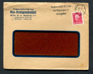 Reich tedesco: bella copertina del 1926 con slogan annullato - Berlino - usata - Foto 1 di 1