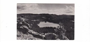 Island Lake vom Aussichtspunkt mit Ward Lake rechts Vintage Postkarte Colorado - Bild 1 von 2