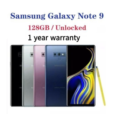 Samsung Galaxy Note 9 SM-N960U 128GB +6GB Unlocked Android Smartphon  - Image 1 of 4