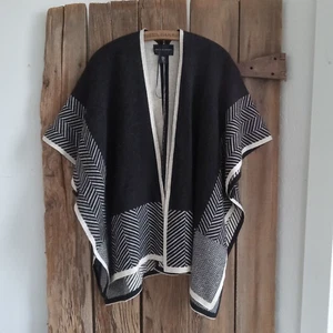 Adrienne Vittadini Open Front Cardigan Sweater Womens Medium Blanket Style - Picture 1 of 9