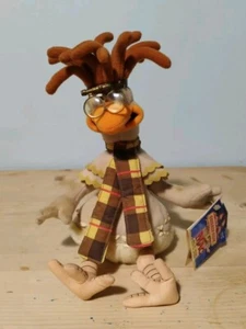 Vintage Chicken Run Mac Soft Beanie Toy Plush - Dreamworks - Playmates - Tagged - Picture 1 of 8