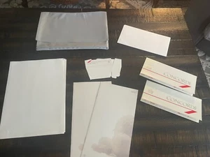 Lote de papelería Air France Concorde, menús, libro de boletos, papel, sobre Wow - Imagen 1 de 10