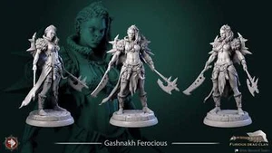 Gashnakh Ferocious | TTRPG Miniatur | White Werewolf Tavern | unbemalt, unplat - Bild 1 von 6