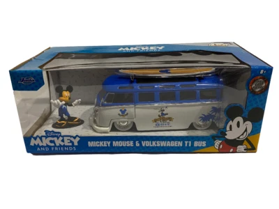MICKEY  MOUSE & VOLKSWAGEN T1 BUS / Jada 1:24 DISNEY - Immagine 1 di 3