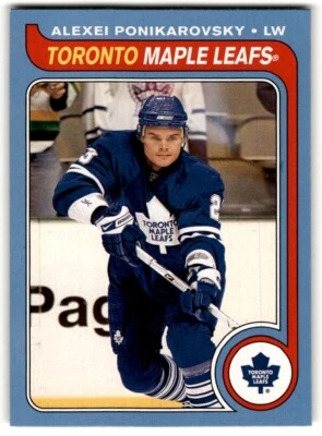 2008-09 O-Pee-Chee '79-80 Retro Alexei Ponikarovsky #133 Toronto Maple Leafs - Image 1 of 2