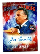 2019 Goodwin Champions Original Autograph Joe Torrillo 911 World Trade Center 