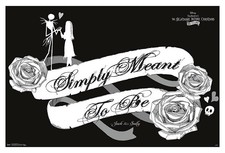 NIGHTMARE BEFORE CHRISTMAS - MEANT TO BE POSTER 22x34 - MOVIE 16637