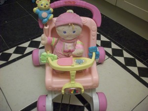 fisher price dolls pushchair