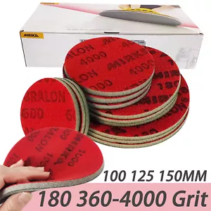 Sanding Discs/Pads 150mm 125mm 100mm Wet or Dry DA Sander Grits 180-4000 - Foto 1 di 9