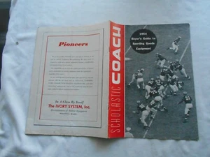 1954 SCHOLASTIC COACH MAGAZINE BUYER'S GUIDE TO SPORTING GOODS EQUIPMENT - Picture 1 of 2
