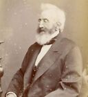 Portrait Old Gentleman Young Llandudno Cdv Carte De Visite Photograph Antique