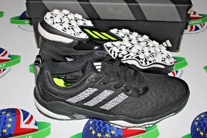 adidas code chaos 25 golf shoes black/white/yellow uk size 10.5 medium - Picture 1 of 3