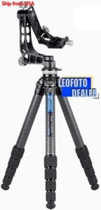 Leofoto LS-365CEX+PG-1 Leveling Base Tripod & Gimbal Head Black s - Picture 1 of 12