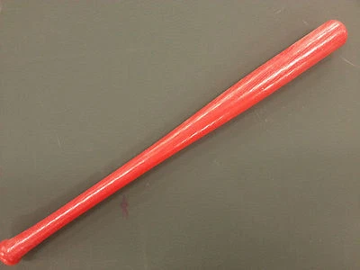 Mini bate de béisbol de madera de recuerdo de 18"  Foto 1 de 4