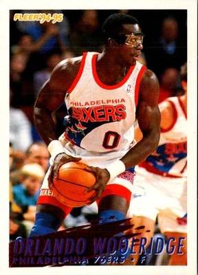 1994 Fleer Orlando Woolridge #173 Philadelphia 76ers Basketball Card - Image 1 of 2