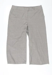 Laura Ashley Women's Grey Wool Trousers, Size 14, Elegant Wide-Leg - Picture 1 of 12
