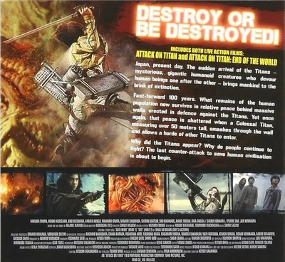 ATTACK ON TITAN - MOVIE COLLECTION [NON-USA FORMAT NTSC REGION 4] (2DVD) - Image 1 of 3